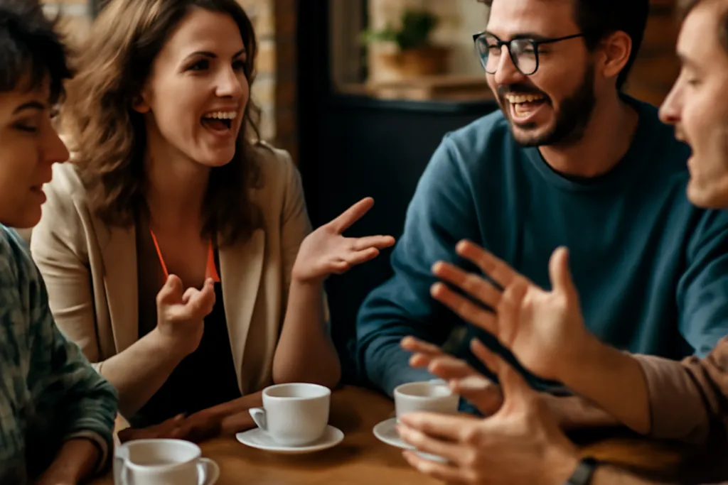 Conversation réussie menant à un rendez-vous discret
